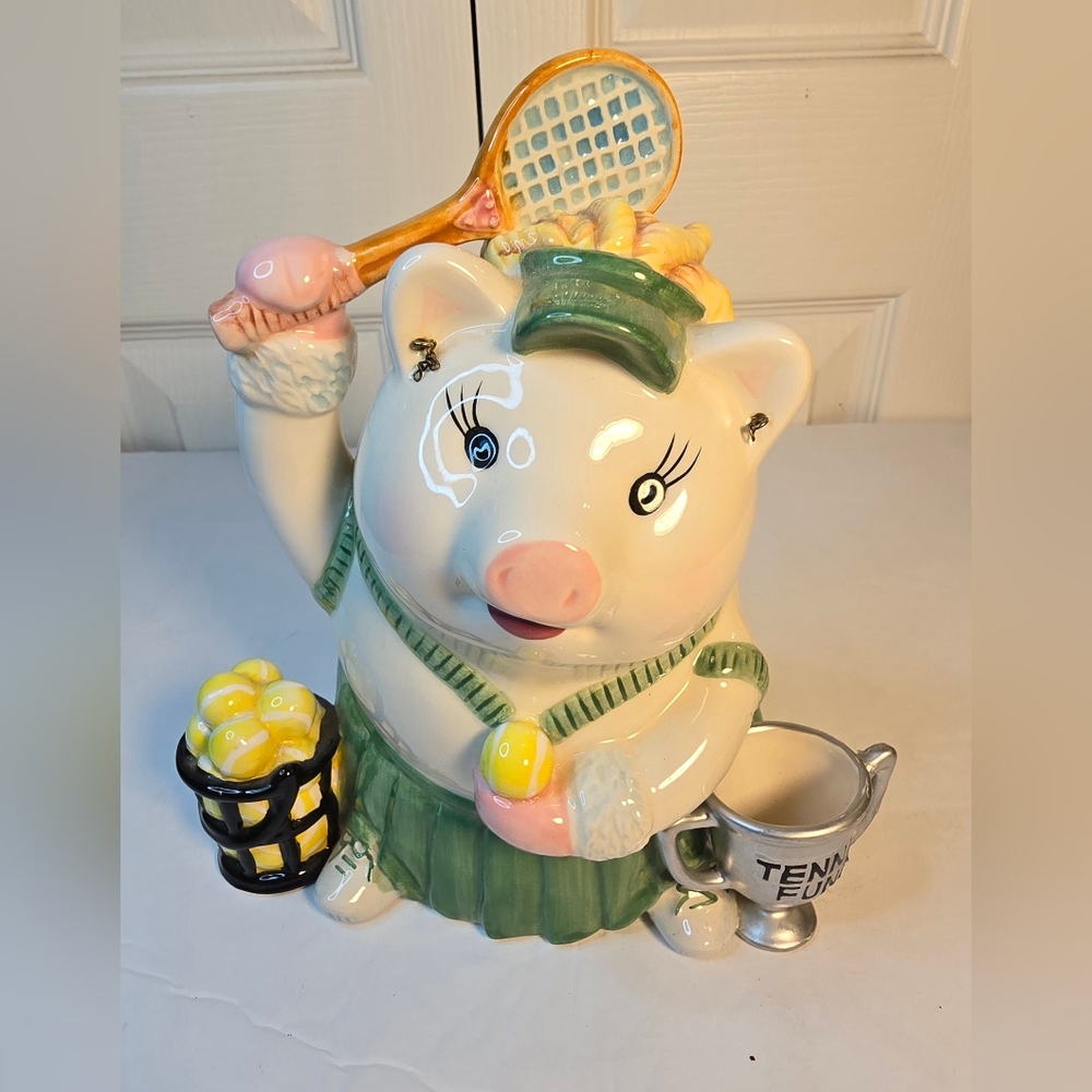 Mud Pie Piggy Bank Tennis Fund